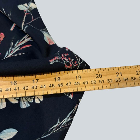 Banana Republic faux wrap hi low floral maxi dress size 10 - Picture 8 of 11